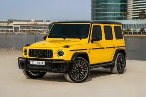 Mercedes G63 rental dubai available at POF Rental