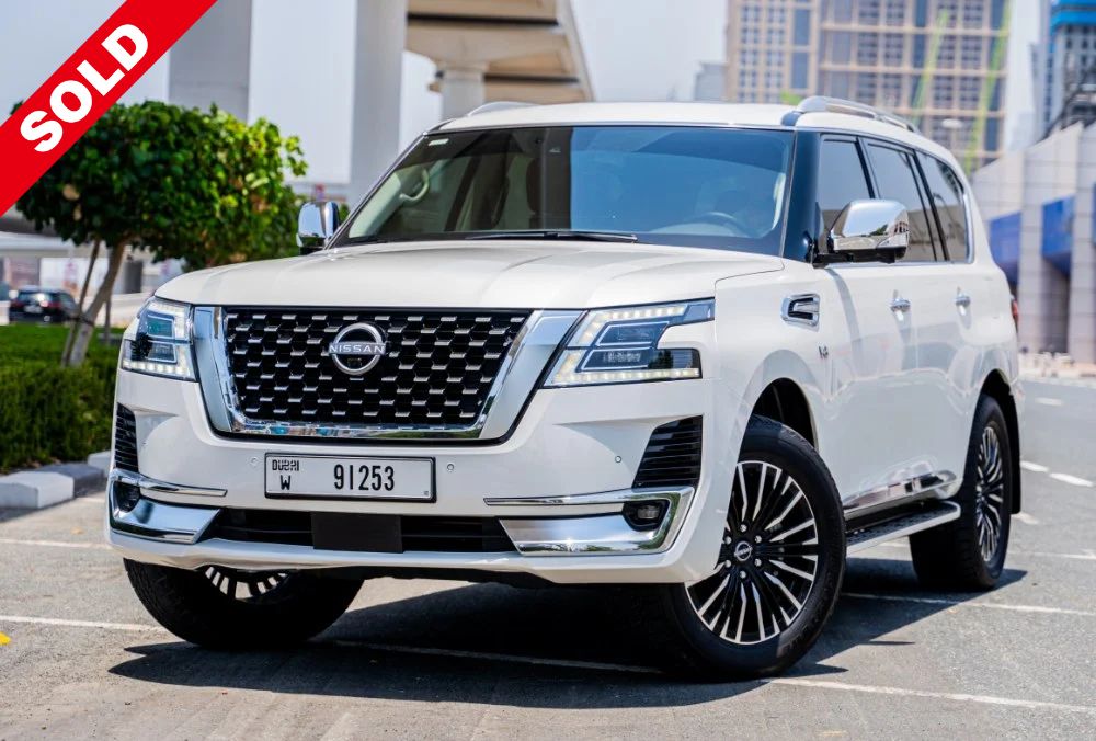 Nissan patrol for sale in dubai white color 2022