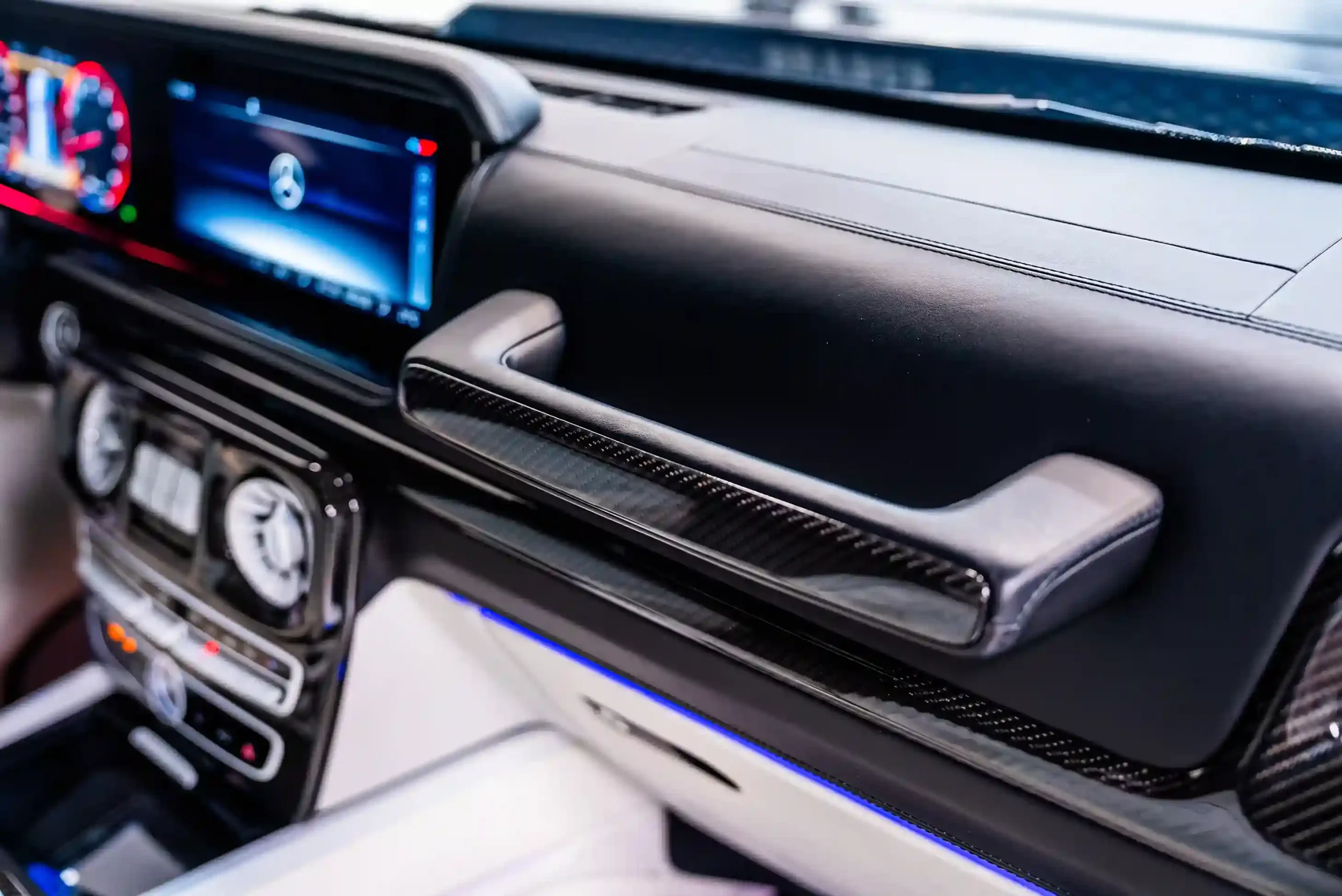 Mercedes-Brabus-blue-dashboard