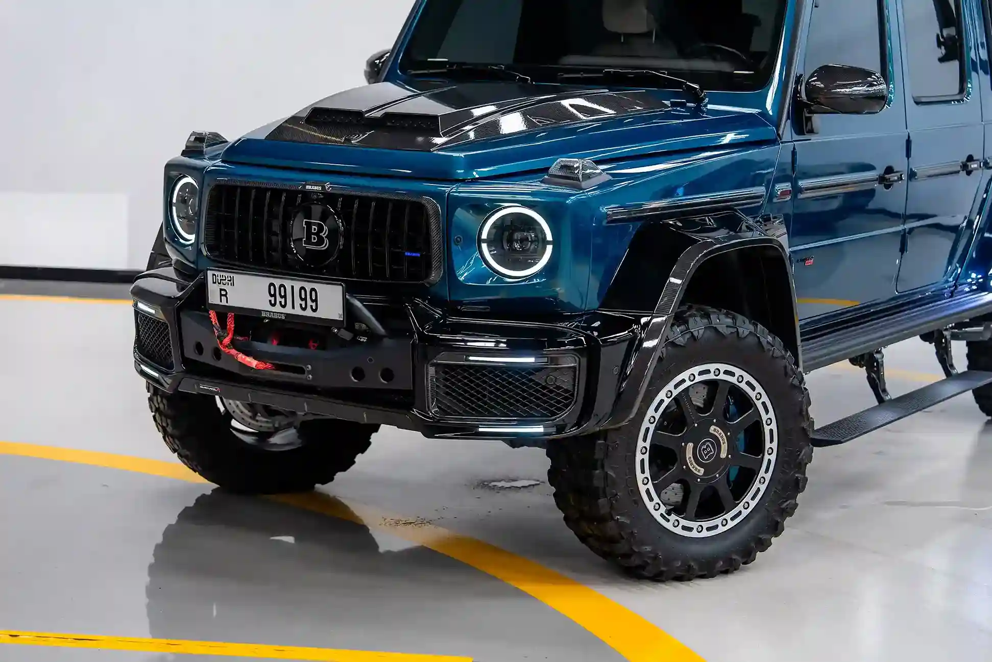 Mercedes-Brabus-blue-head-light
